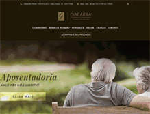 Tablet Screenshot of gabarra.adv.br